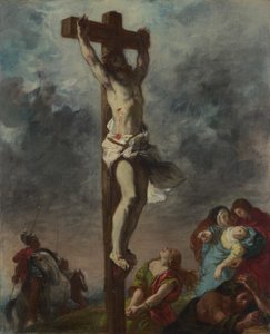 Christ on the Cross by Ferdinand Victor Eugene Delacroix