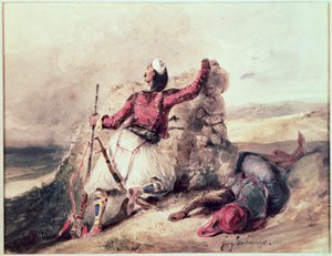 Greeks Under Siege by Ferdinand Victor Eugene Delacroix