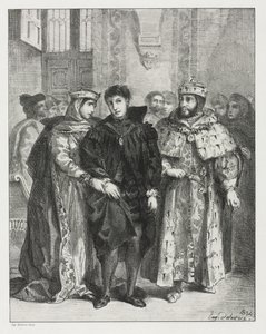 Hamlet, 1834 by Ferdinand Victor Eugene Delacroix