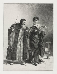 Hamlet: Polonius and Hamlet, 1834
