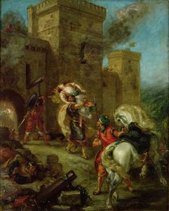 Rebecca Kidnapped by the Templar, Sir Brian de Bois-Guilbert