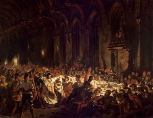The Assassination of the Bishop of Liege by Ferdinand Victor Eugene Delacroix