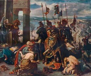 The Entry of the Crusaders Into Constantinople, 1840, 1911 by Ferdinand Victor Eugene Delacroix