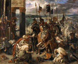 The Entry of the Crusaders in Constantinople by Ferdinand Victor Eugene Delacroix