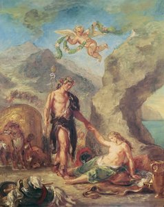 The Four Seasons. Autumn: Bacchus and Ariadne by Ferdinand Victor Eugene Delacroix
