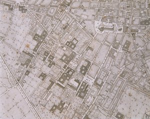 Map of Florence by Ferdinando Ruggeri