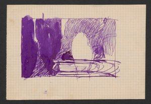 Composition Sketch: Garden by Ferdynand Ruszczyc