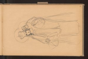 Sketch of the Virgin Mary