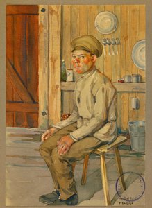 Portrait of the Russian Prisoner Dimitri, Gustrow