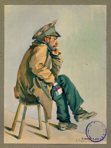 Russian Prisoner Waiting for Medical Examination, Gustrow