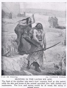 Hunting in the Later Ice Age by Fernand Cormon