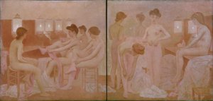 The Dancers by Fernand Emmanuel Pelez