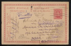 Postcard to Maria Biermé