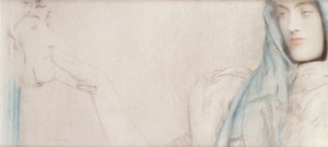 Study for The Secret, c.1902 by Fernand Khnopff