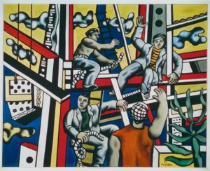 Builders by Fernand Leger