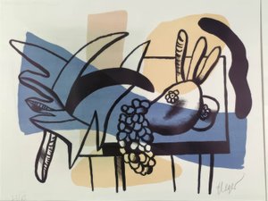 Still Life with Fruit by Fernand Leger