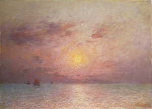Sailing on the Sea, Evening by Fernand Loyen du Puigaudeau