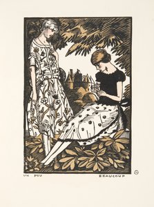 Un Peu, Beaucoup, from a Collection of Fashion Plates