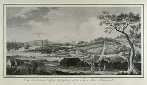Drawing illustrating the scientific expedition of Alejandro Malaspina by Fernando Brambila