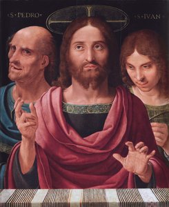 Salvator Mundi between Saints Peter and John (c.1507)
