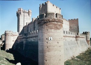 View of the Castillo de la Mota by Fernando de Carreno
