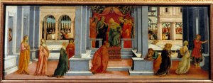 Esther chosen by King Assuerus by Filippino Lippi