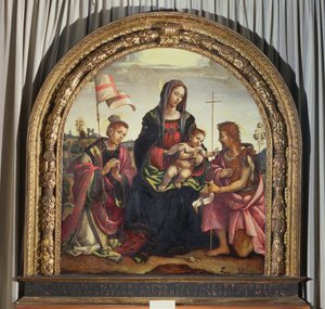 Madonna and Child with Saints John the Baptist and Stephen