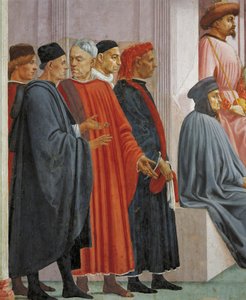 Men in medieval dress, (detail)