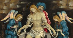 Pietà The Dead Christ Mourned by Nicodemus and Two Angels, c. 1500