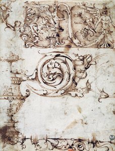 Study for ornaments and other decorative motifs