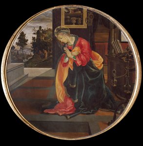 The Annunciation. Detail of the Virgin