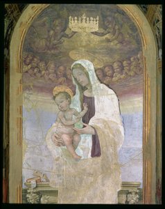 The Madonna and Child (detail) by Filippino Lippi