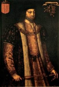 Portrait of the Catholic King Ferdinand II of Aragon by Filippo Ariosto