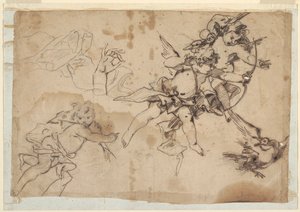 Study for a Painting on Theme of Callisto by Filippo Falciatore