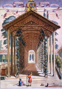 A Trellised Covered Walkway, from 