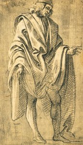 Study of human male figure (drawing)