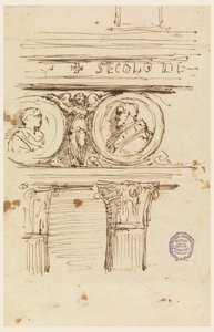 Design for an Entablature by Filippo Marchionni