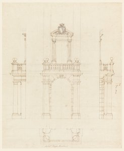 Door case and frame of a door by Filippo Marchionni