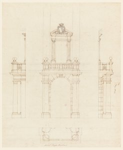 Door Case and Frame of a Door by Filippo Marchionni