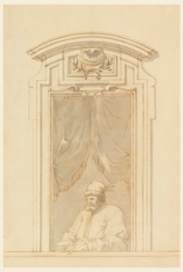 Window Case and Half of a Figure of a Turk, 1750-70 by Filippo Marchionni