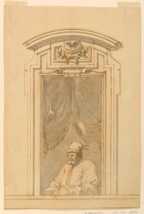 Window Case and Half of a Figure of a Turk, 1750-70 by Filippo Marchionni