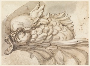 Head of a Dolphin by Filippo Marchionni