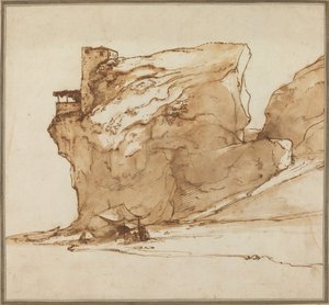 Landscape with a Large Rock