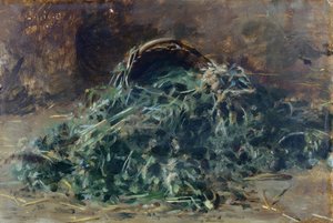 Vegetable basket by Filippo Palizzi