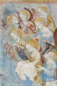 Angels, detail of the Last Judgment, c.1400 (detail)
