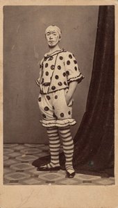 Portrait of a Clown, c. 1863 by Fisher Brothers