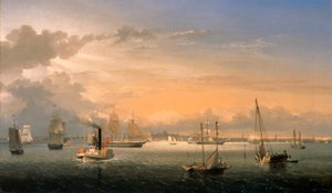 Boston Harbor by Fitz Henry Lane