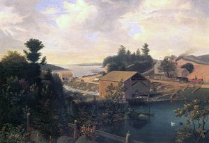 The Mill at Lanesville, 1849 by Fitz Henry Lane