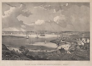 View of the Town of Gloucester, Mass. by Fitz Henry Lane