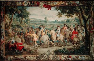 A Cavalry Procession, from 